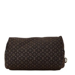 Louis Vuitton Monogram Run Speedy 30 Handbag Boston Bag M95224 Ebene Brown Canvas Leather Women's LOUIS VUITTON