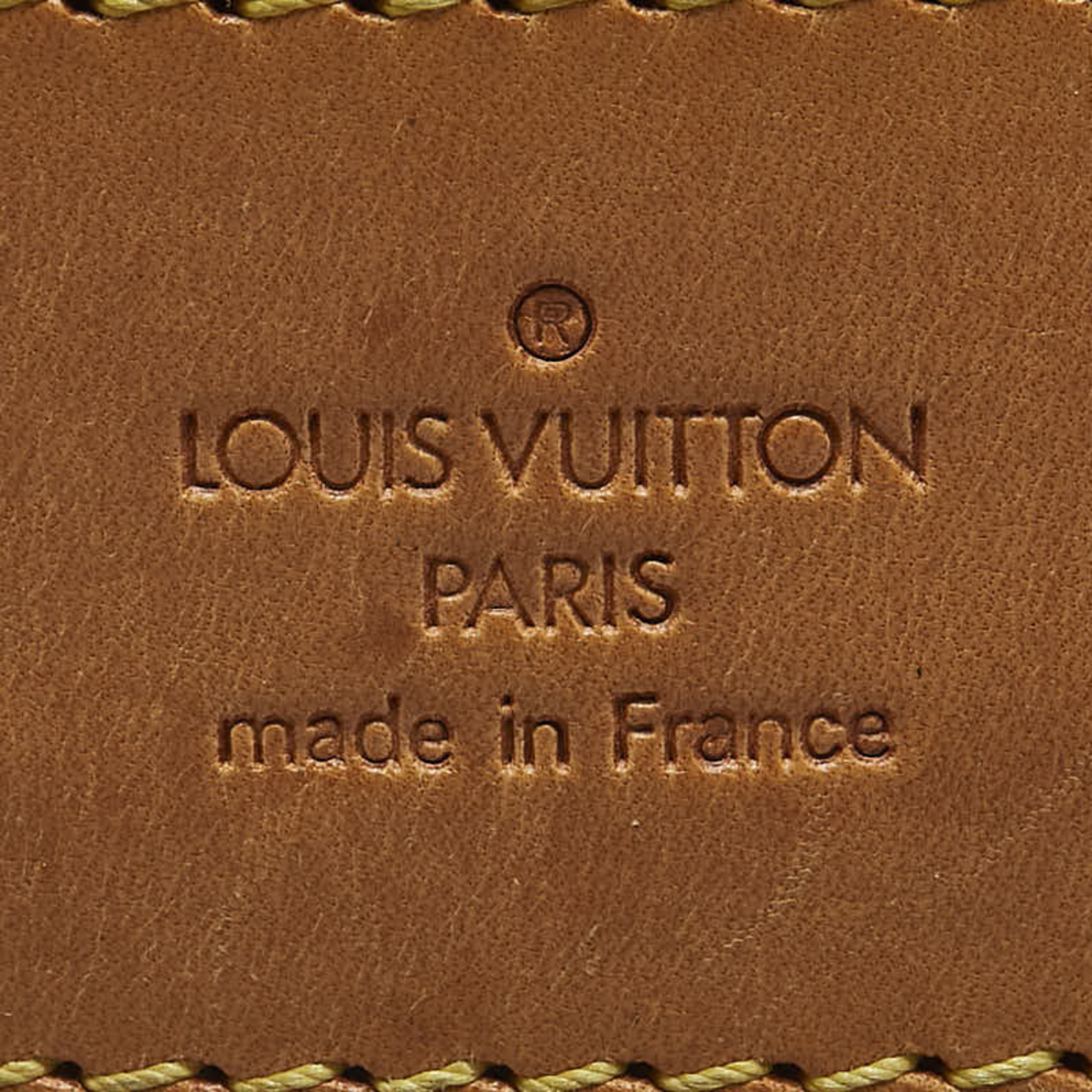 Louis Vuitton Shoulder Strap Brown Leather Women's LOUIS VUITTON