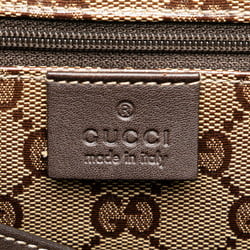 Gucci GG Crystal Handbag Tote Bag 130736 Beige Brown PVC Leather Women's GUCCI