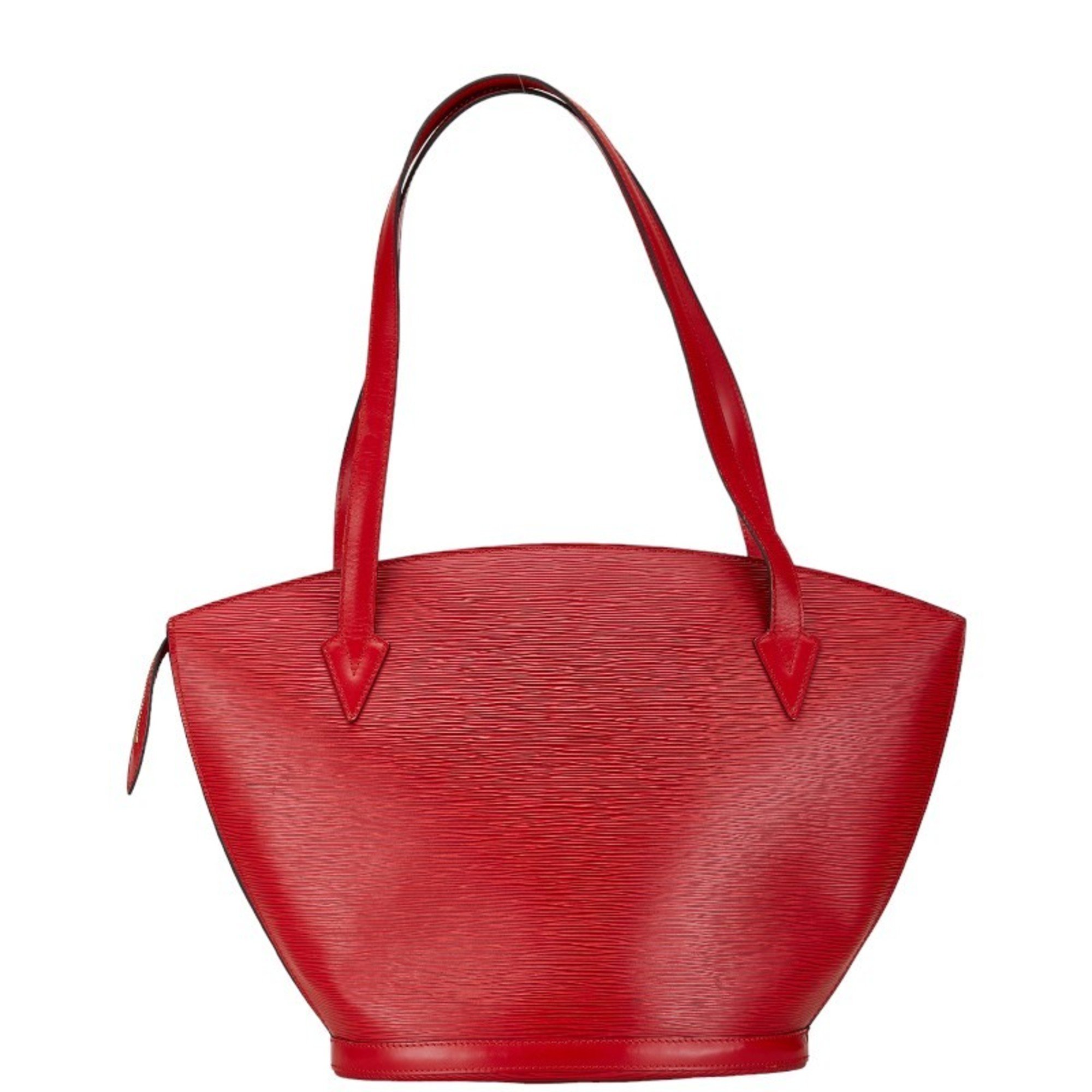 Louis Vuitton Epi Saint Jacques Shoulder Bag Tote M52267 Castilian Red Leather Women's LOUIS VUITTON