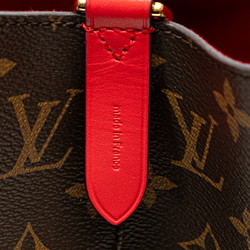 Louis Vuitton Monogram NeoNoe Shoulder Bag M44021 Coquelicot Red Brown PVC Leather Women's LOUIS VUITTON