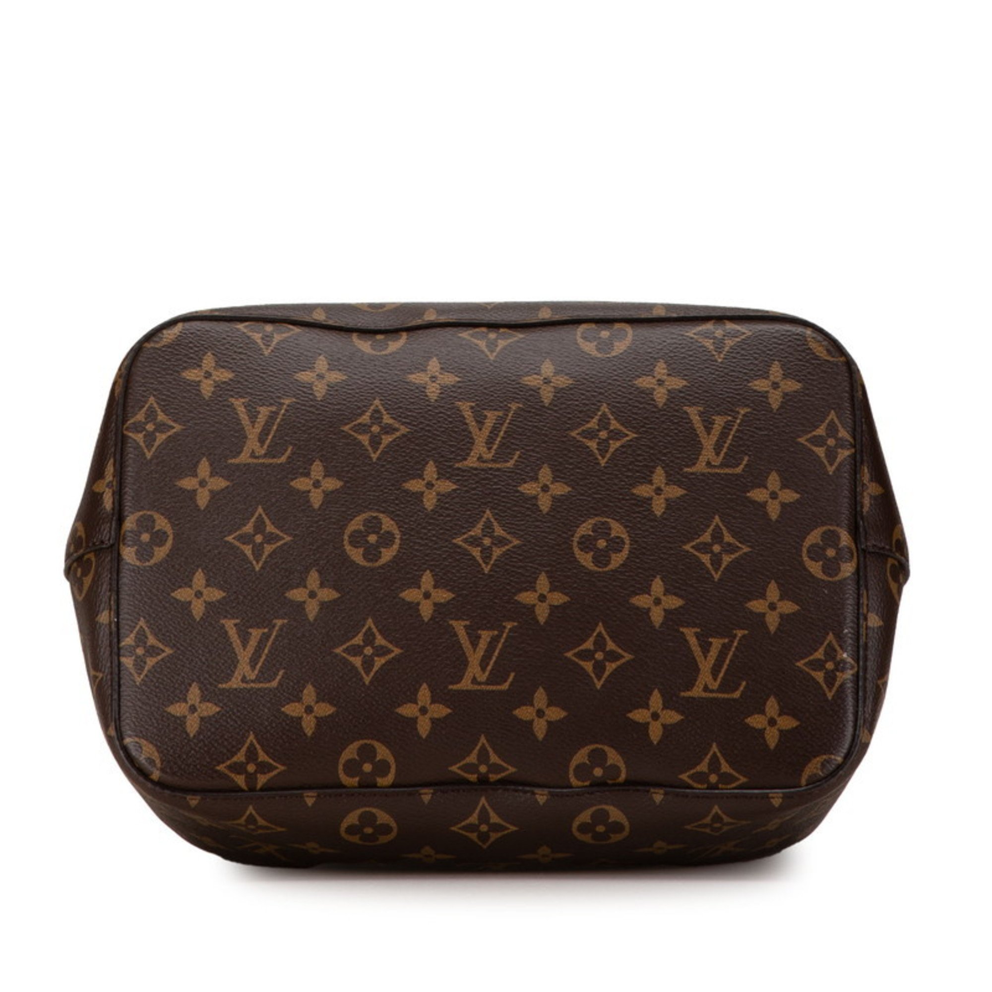 Louis Vuitton Monogram NeoNoe Shoulder Bag M44021 Coquelicot Red Brown PVC Leather Women's LOUIS VUITTON