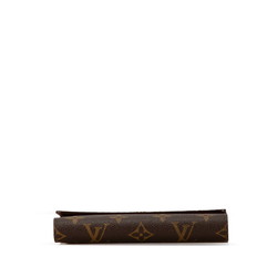 Louis Vuitton Monogram Portefeuille International Long Wallet M61217 Brown PVC Leather Women's LOUIS VUITTON