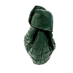 BOTTEGA VENETA Jody Handbag, Lambsun Calfskin, 651876, Intrecciato, Dark Green, Women's