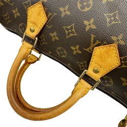 LOUIS VUITTON Speedy 30 M41526 TH0063 Brown Monogram Handbag for Women and Men