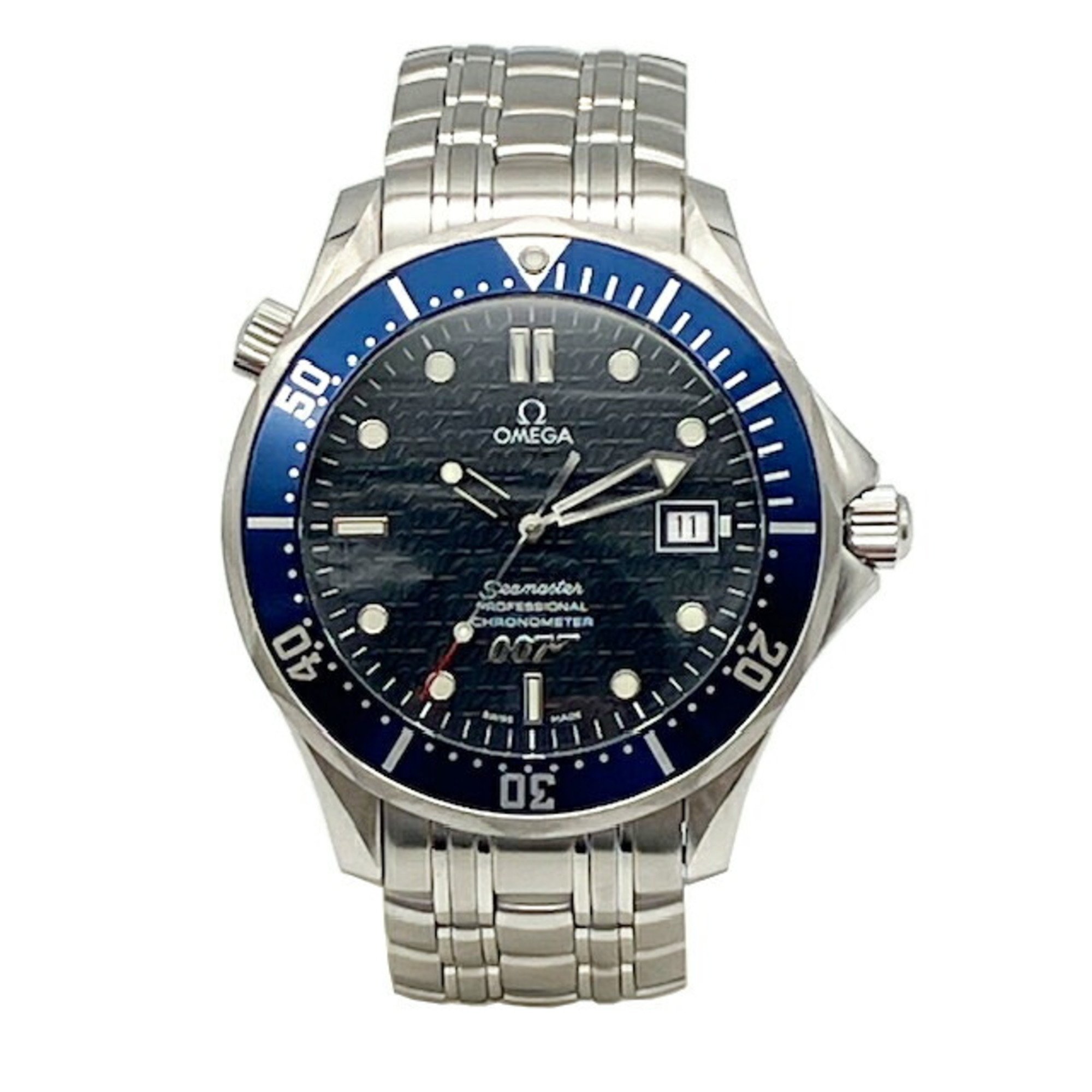 OMEGA Seamaster Professional 007 James Bond Limited to 10,007 pieces worldwide Stainless steel automatic Navy 2537 8000