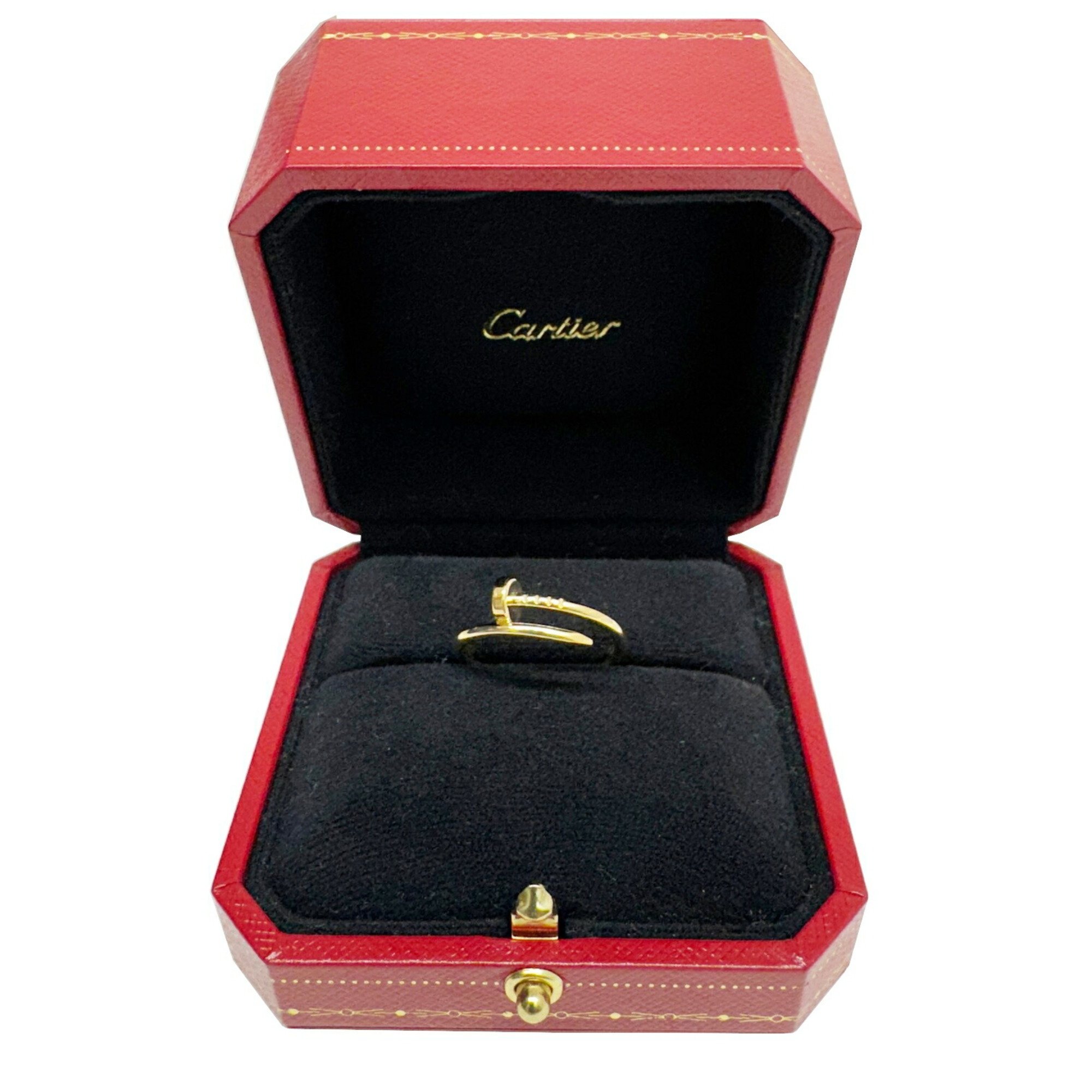 Cartier Juste un Clou Ring Small Model SM Yellow Gold 750 K18 K18YG Size 58 Approx. Men's Women's Finished