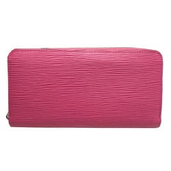 LOUIS VUITTON Louis Vuitton Zippy Wallet Epi Round Long M80113 GI0260 Leather Rose Pondicherry Pink Women's