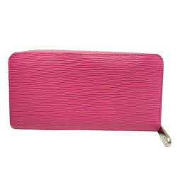 LOUIS VUITTON Louis Vuitton Zippy Wallet Epi Round Long M80113 GI0260 Leather Rose Pondicherry Pink Women's