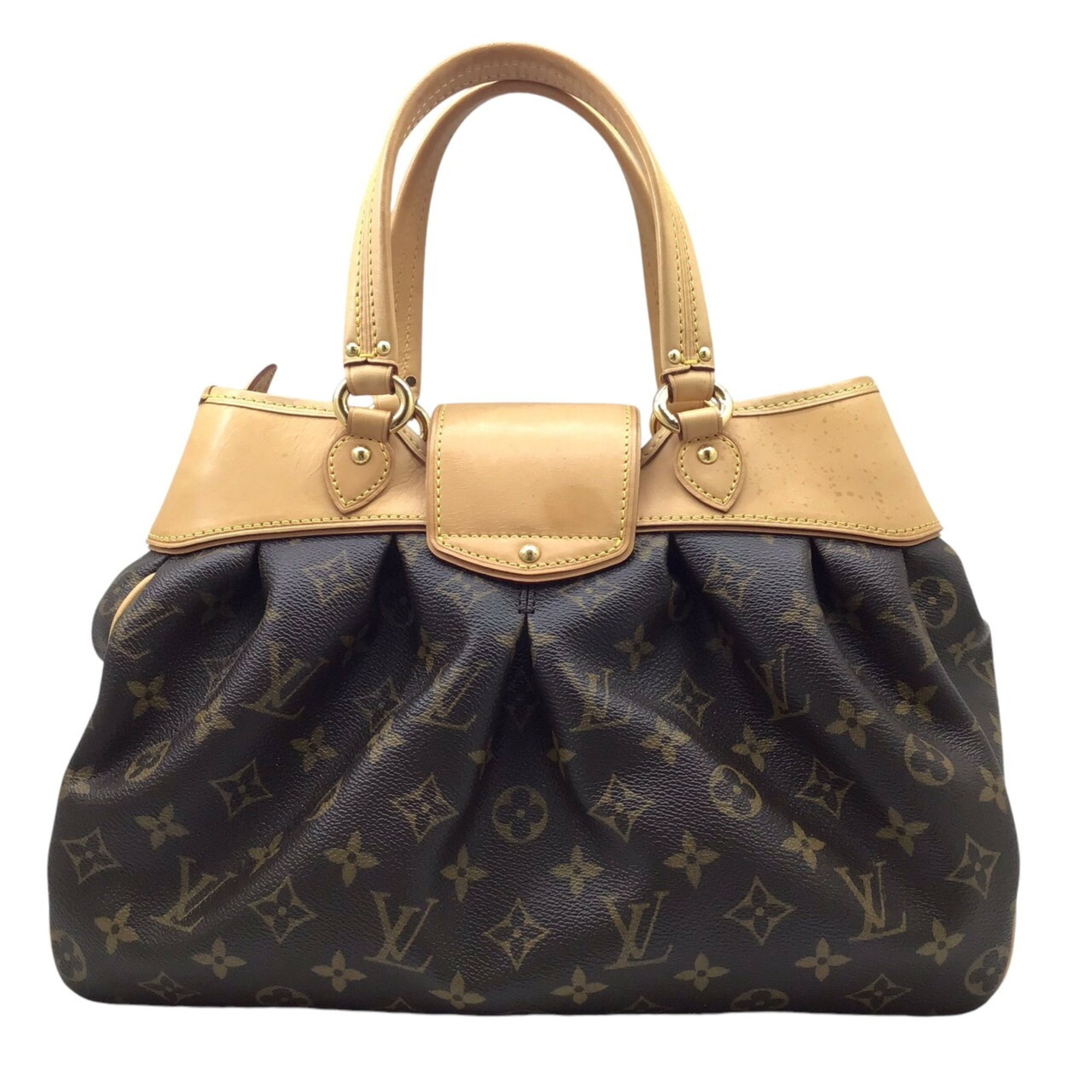 LOUIS VUITTON Louis Vuitton Monogram Boetie PM M45715 VI2019 Handbag Bag Canvas Tanned Leather Women's