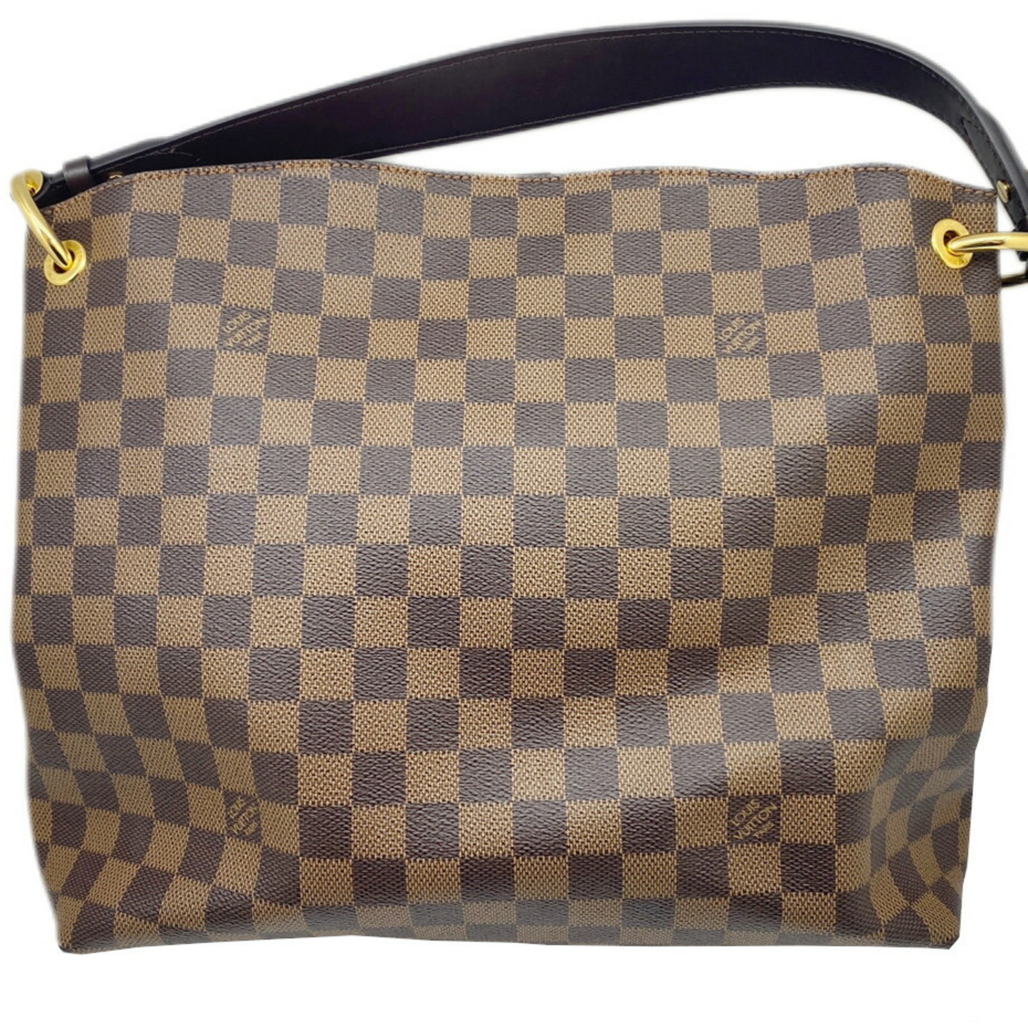 LOUIS VUITTON Louis Vuitton Damier Graceful PM N44044 RI2149 Ebene Bag Shoulder Handbag Checkered Pattern Women's