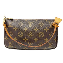 Louis Vuitton LOUIS VUITTON Pochette Accessoires M51980 CA0093 Pouch Handbag Women's Monogram Brown