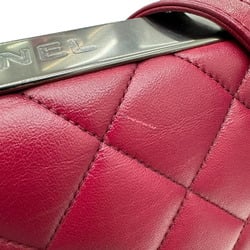 CHANEL Chanel Matelasse Chain Shoulder Bag Ramsun Wine Red 24 Series Women's