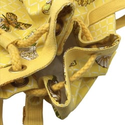 HERMES Hermes bag yellow butterfly for lessons shopping ladies men