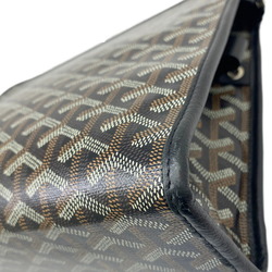 GOYARD Goyard Jouvance MM Dinhambas Calfskin Black Brown Pouch Clutch Bag