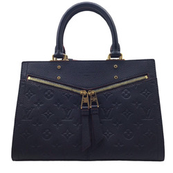 LOUIS VUITTON Louis Vuitton Monogram Empreinte Three PM M54195 TR3139 Marine Rouge Navy Leather Handbag Shoulder Bag Standing Women's