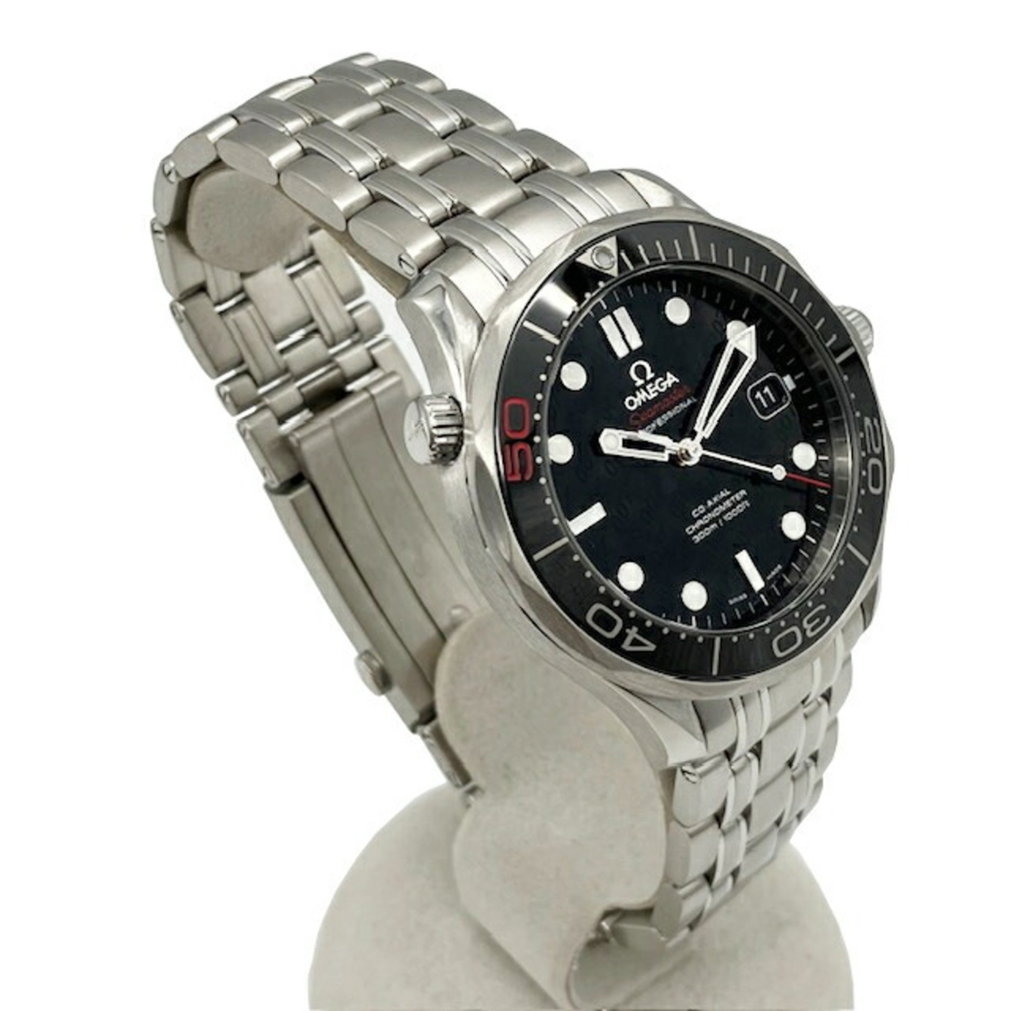 OMEGA Seamaster Professional 300 007 James Bond 50th Anniversary Model SS Automatic Co-Axial Black 212.30.41.20.01.005