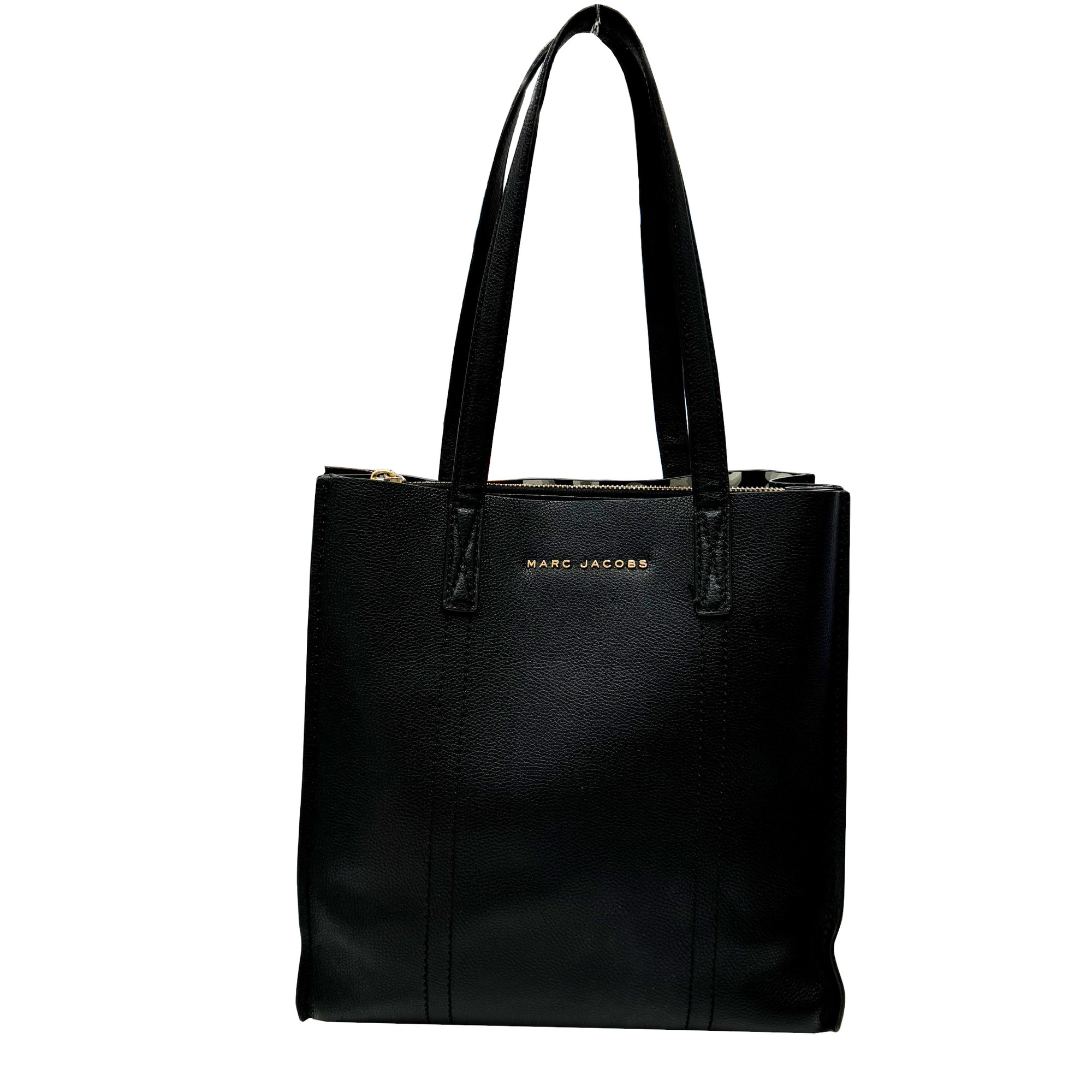 MARC JACOBS Tote Bag Leather Black Women's