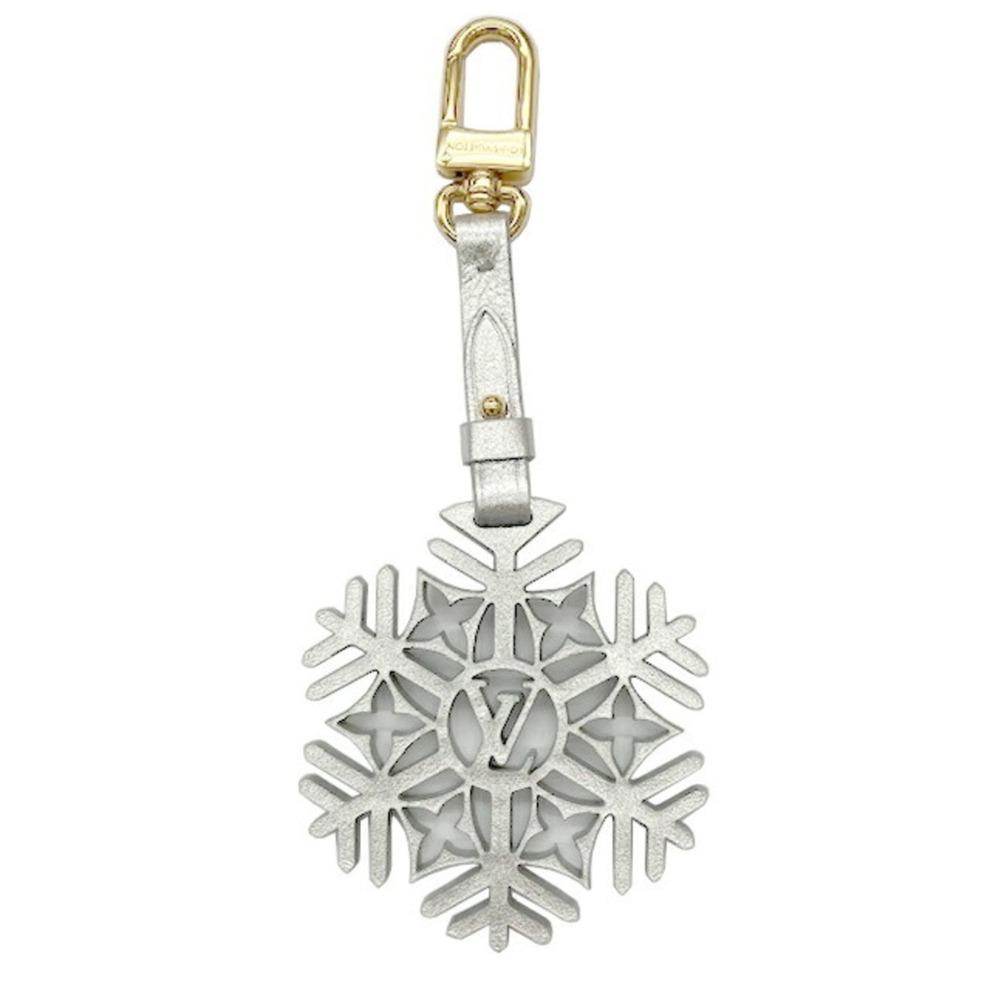 LOUIS VUITTON Louis Vuitton Snowflake M79293 CX2283 Bag Charm Holder Ring Accessories Women's