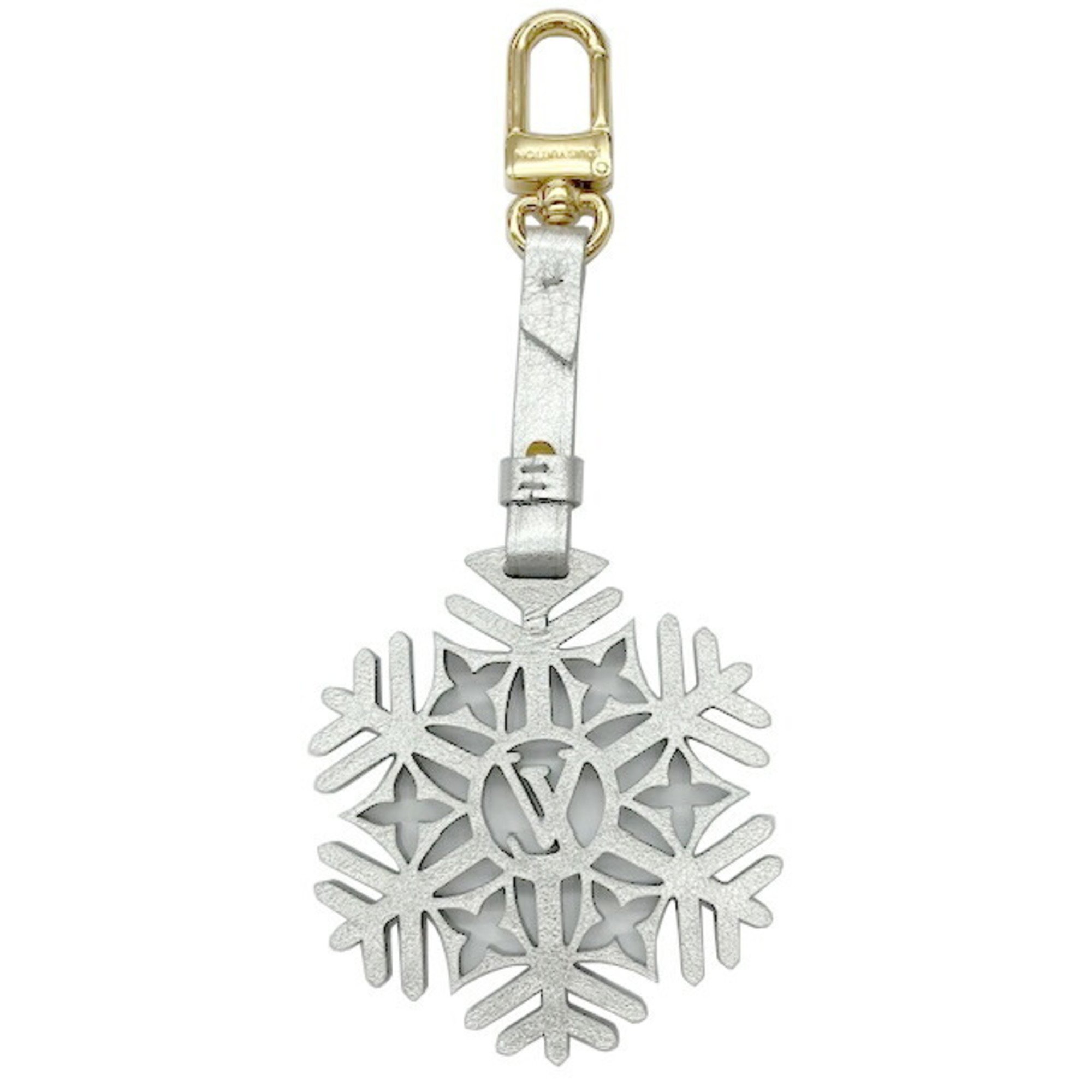 LOUIS VUITTON Louis Vuitton Snowflake M79293 CX2283 Bag Charm Holder Ring Accessories Women's