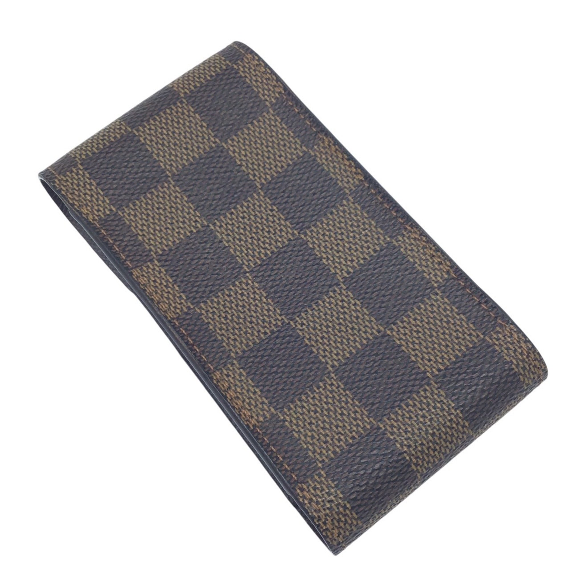 LOUIS VUITTON Louis Vuitton Damier Etui Cigarette Case N63024 CT0077 Tobacco IQOS Men's Women's