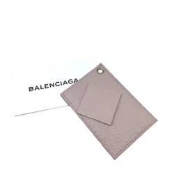 BALENCIAGA City Pink Beige Leather 300295 Shoulder Bag Handbag Compact Women Men