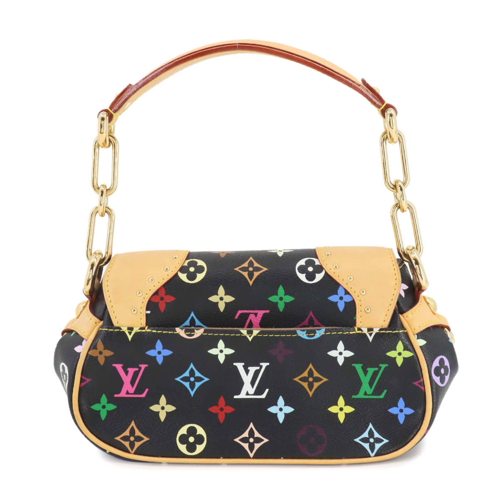 Louis Vuitton LOUIS VUITTON Monogram Multicolor Marilyn Handbag Noir M40128 Gold Hardware