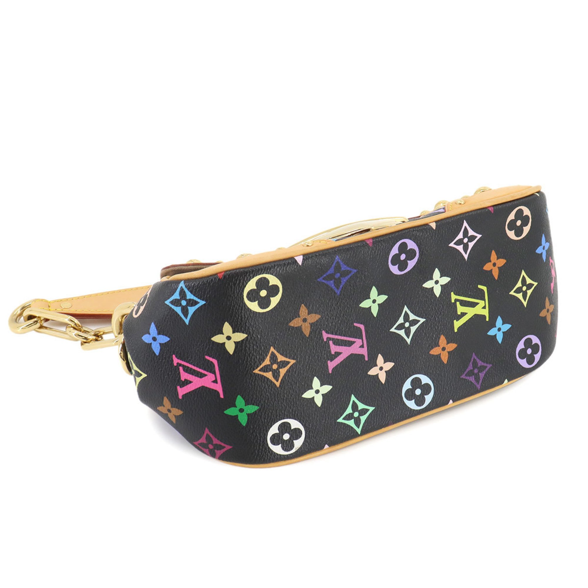 Louis Vuitton LOUIS VUITTON Monogram Multicolor Marilyn Handbag Noir M40128 Gold Hardware