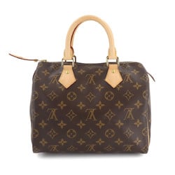 Louis Vuitton Monogram Speedy 25 Handbag Brown M41109 RFID Gold Hardware