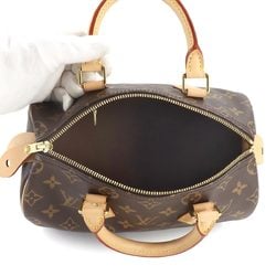 Louis Vuitton Monogram Speedy 25 Handbag Brown M41109 RFID Gold Hardware