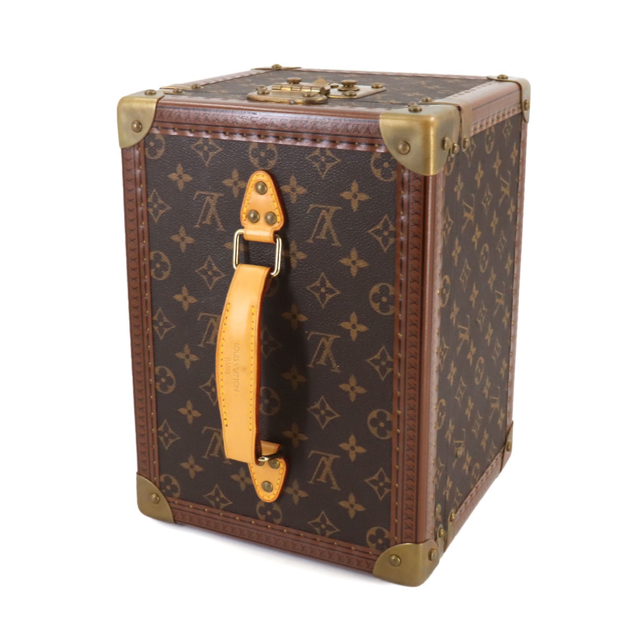 Louis Vuitton LOUIS VUITTON Monogram Boite Flacons Makeup Box Vanity Handbag Brown M21828