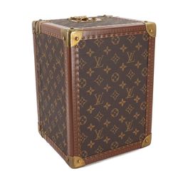 Louis Vuitton LOUIS VUITTON Monogram Boite Flacons Makeup Box Vanity Handbag Brown M21828