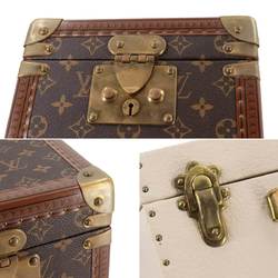 Louis Vuitton LOUIS VUITTON Monogram Boite Flacons Makeup Box Vanity Handbag Brown M21828