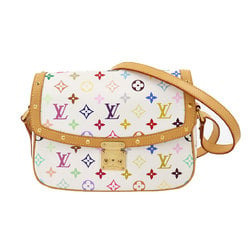 Louis Vuitton LOUIS VUITTON Monogram Multicolor Sologne Shoulder Bag Blanc M92661 White