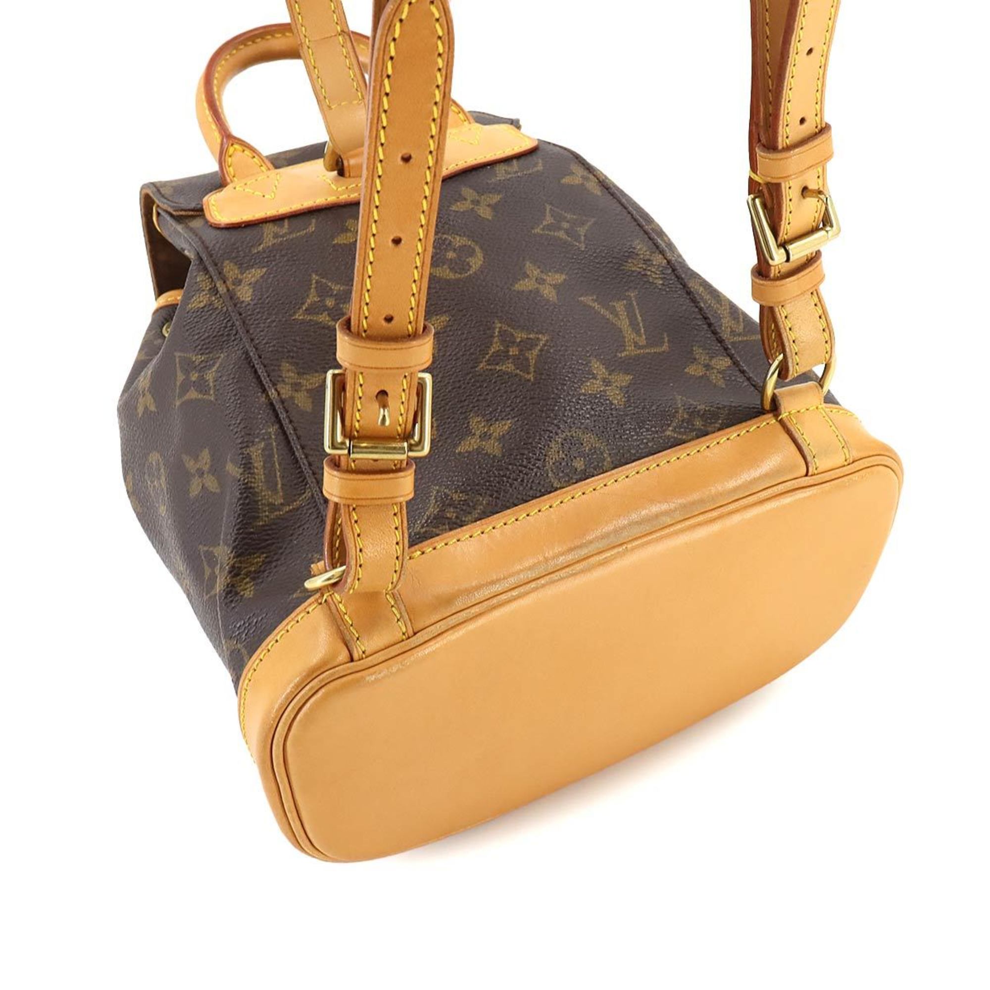 Louis Vuitton Monogram Montsouris Backpack Brown M51137 Mini