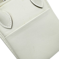 Hermes Lindy Verso Swift Nata Sesame B Stamp 2way Ivory MINI Handbag Shoulder Bag Women's