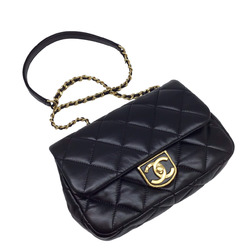 CHANEL Chanel Matelasse Flap Bag Chain Shoulder AS3473 Ramsun Black Women's