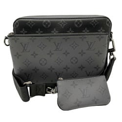 LOUIS VUITTON Louis Vuitton Trio Monogram Eclipse M69443 RFID Shoulder Bag Black Men's