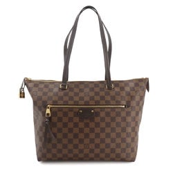 Louis Vuitton Damier Iena MM Ebene N41013 Gold Hardware