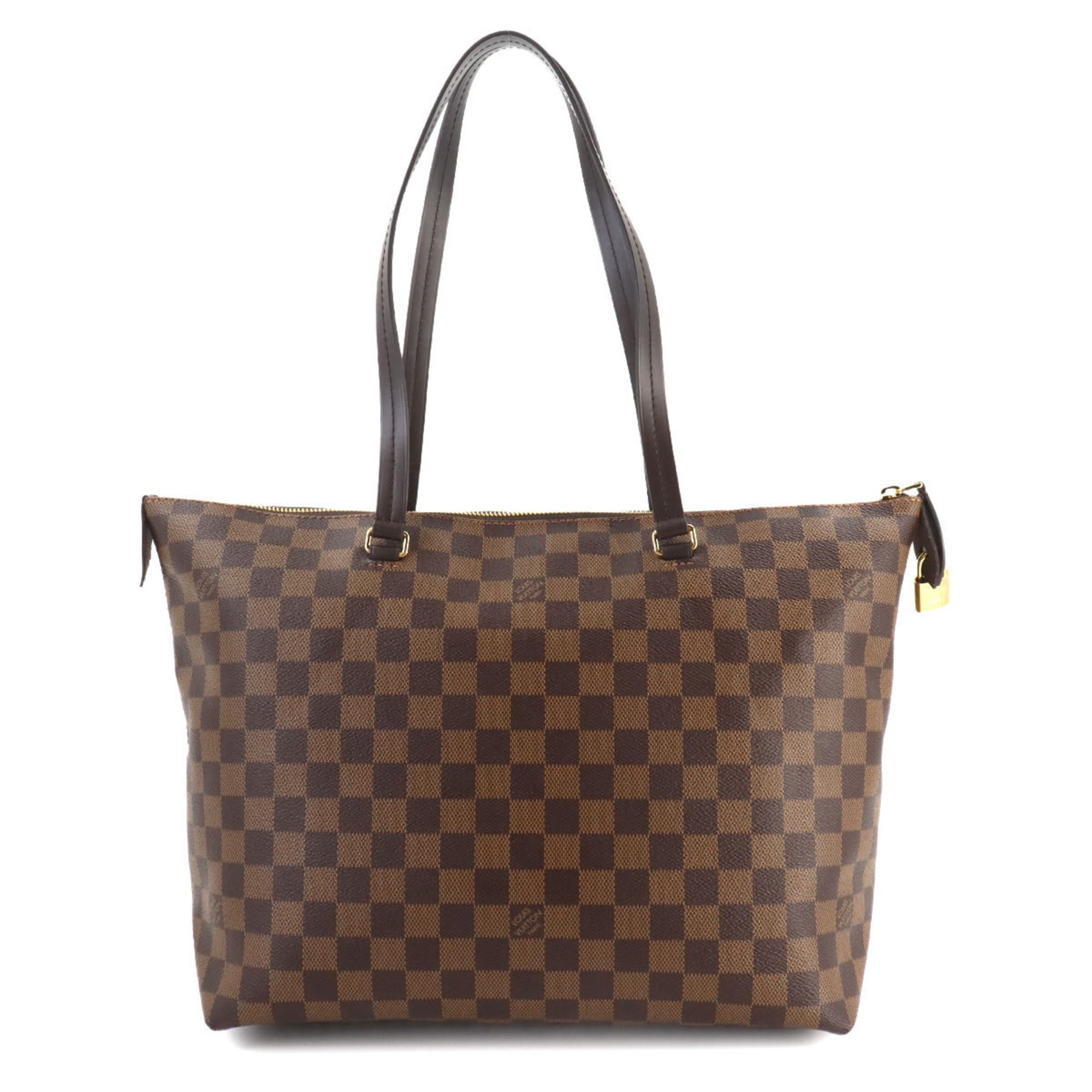 Louis Vuitton Damier Iena MM Ebene N41013 Gold Hardware