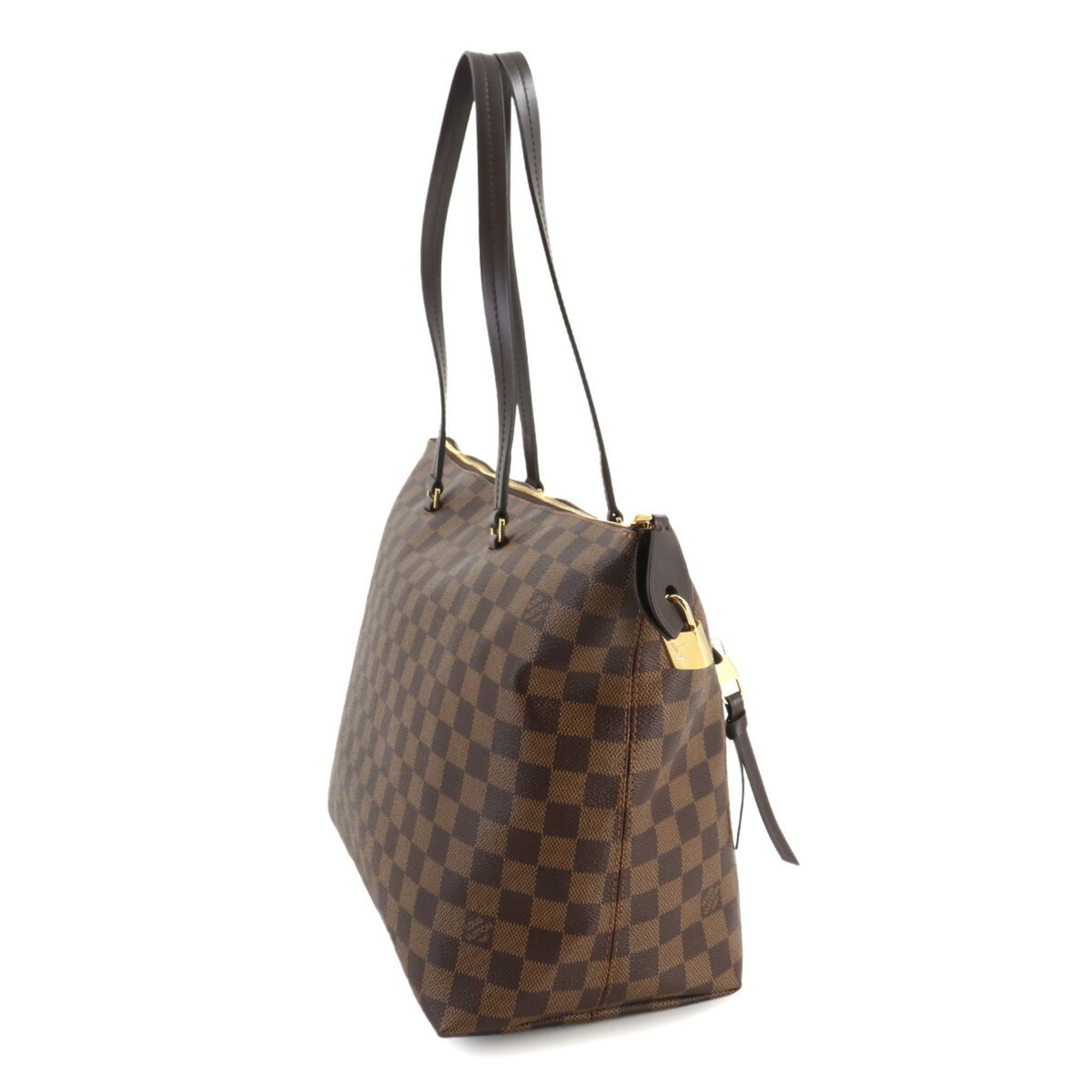 Louis Vuitton Damier Iena MM Ebene N41013 Gold Hardware