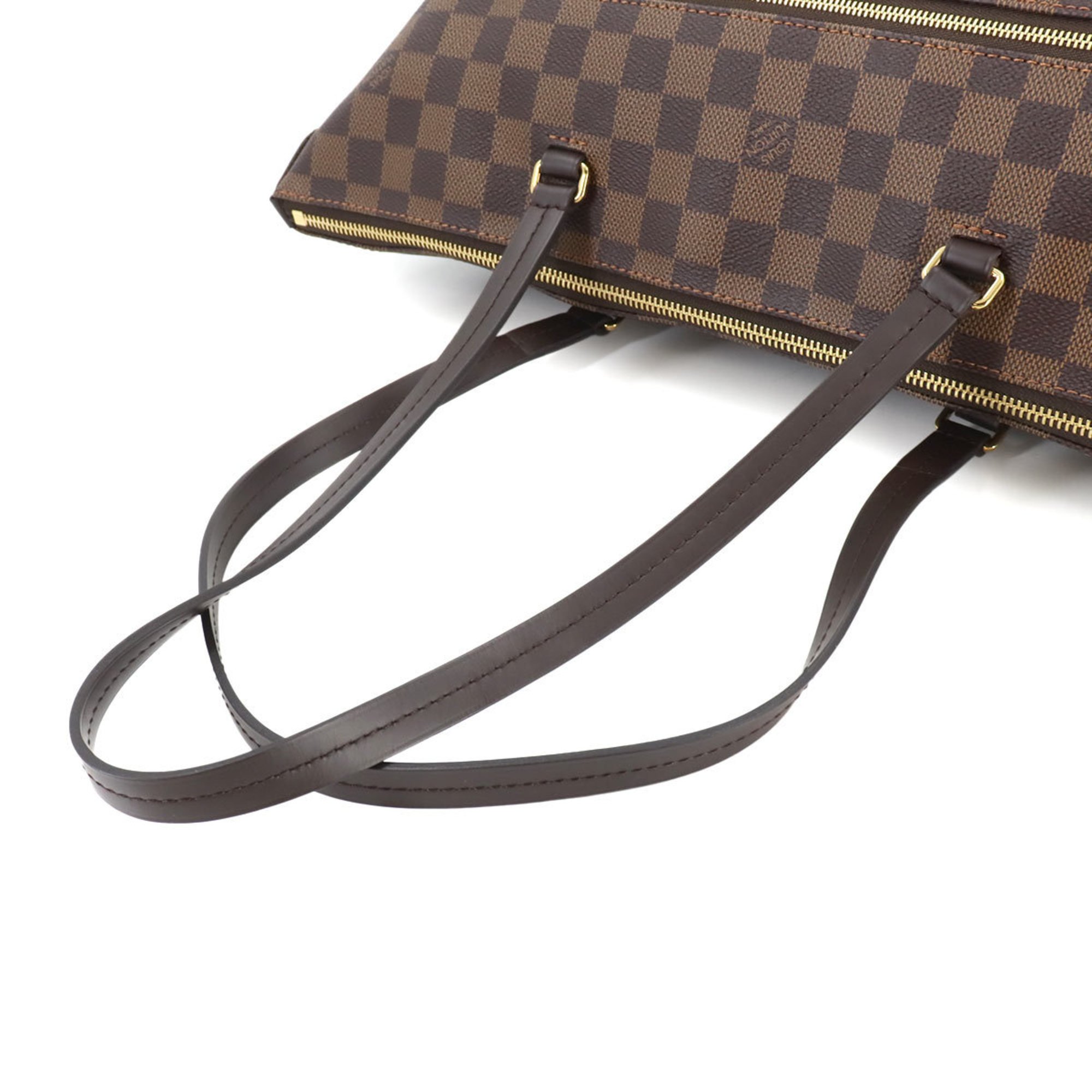 Louis Vuitton Damier Iena MM Ebene N41013 Gold Hardware