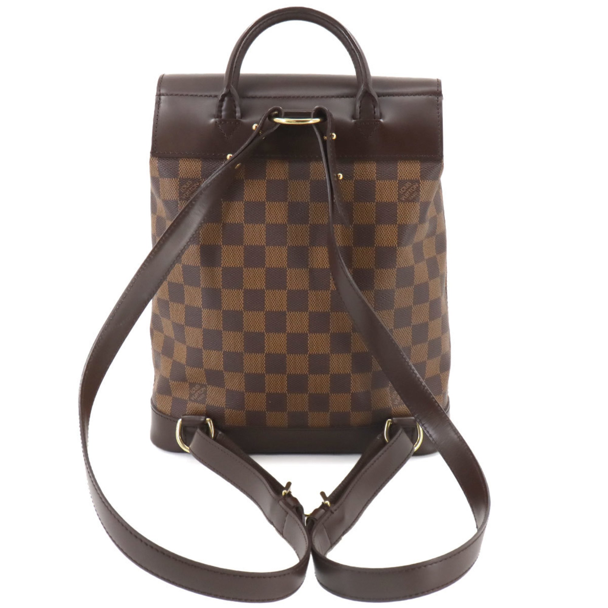 Louis Vuitton Damier Soho Backpack Ebene N51132