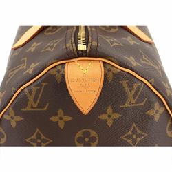 Louis Vuitton Monogram Speedy 30 Handbag Brown M41526 Gold Hardware