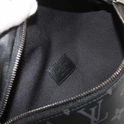 Louis Vuitton LOUIS VUITTON Monogram Eclipse Discovery Bumbag PM Body Bag Black Grey M46035 RFID