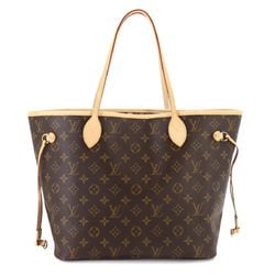 Louis Vuitton LOUIS VUITTON Monogram Neverfull MM Brown Beige M40156