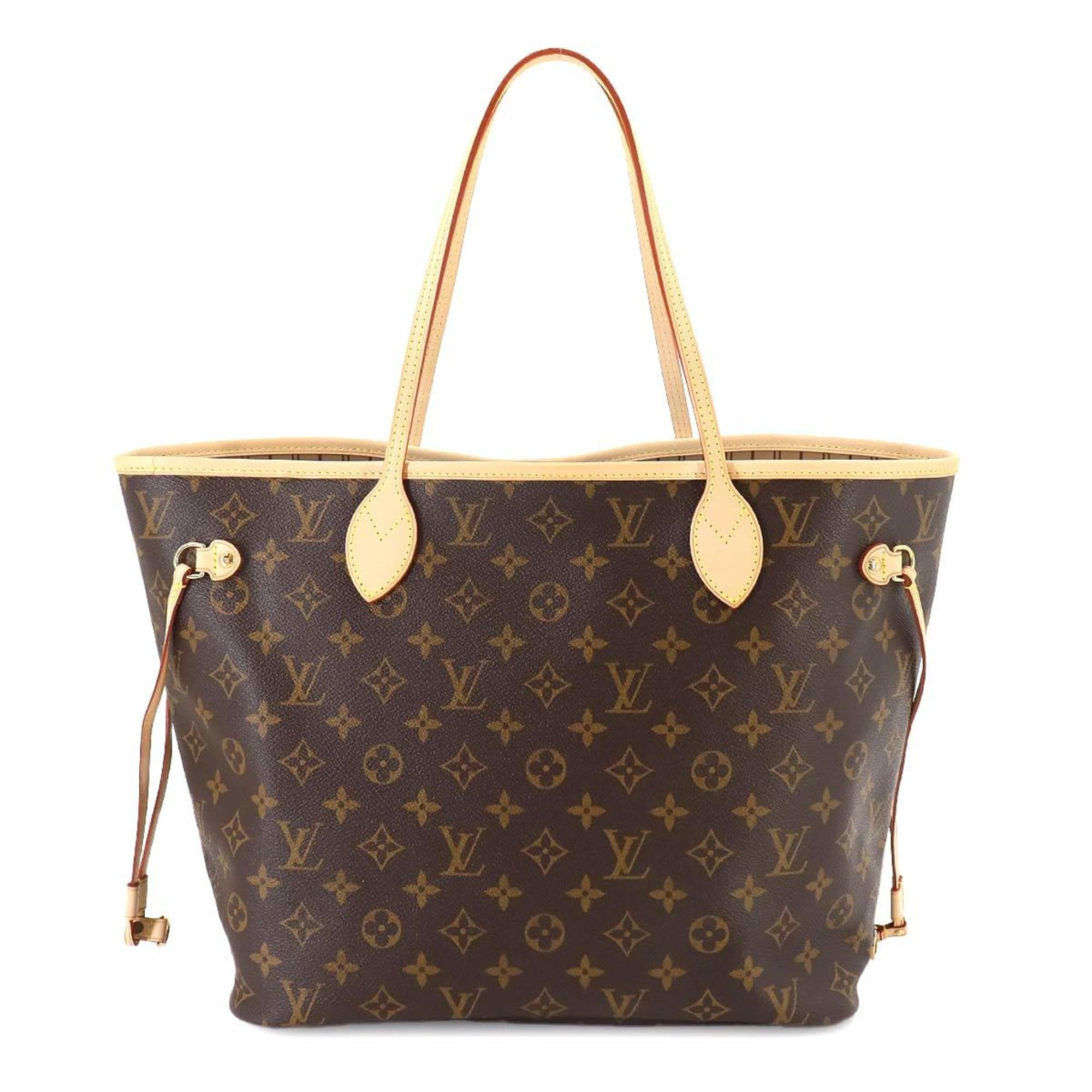 Louis Vuitton LOUIS VUITTON Monogram Neverfull MM Brown Beige M40156