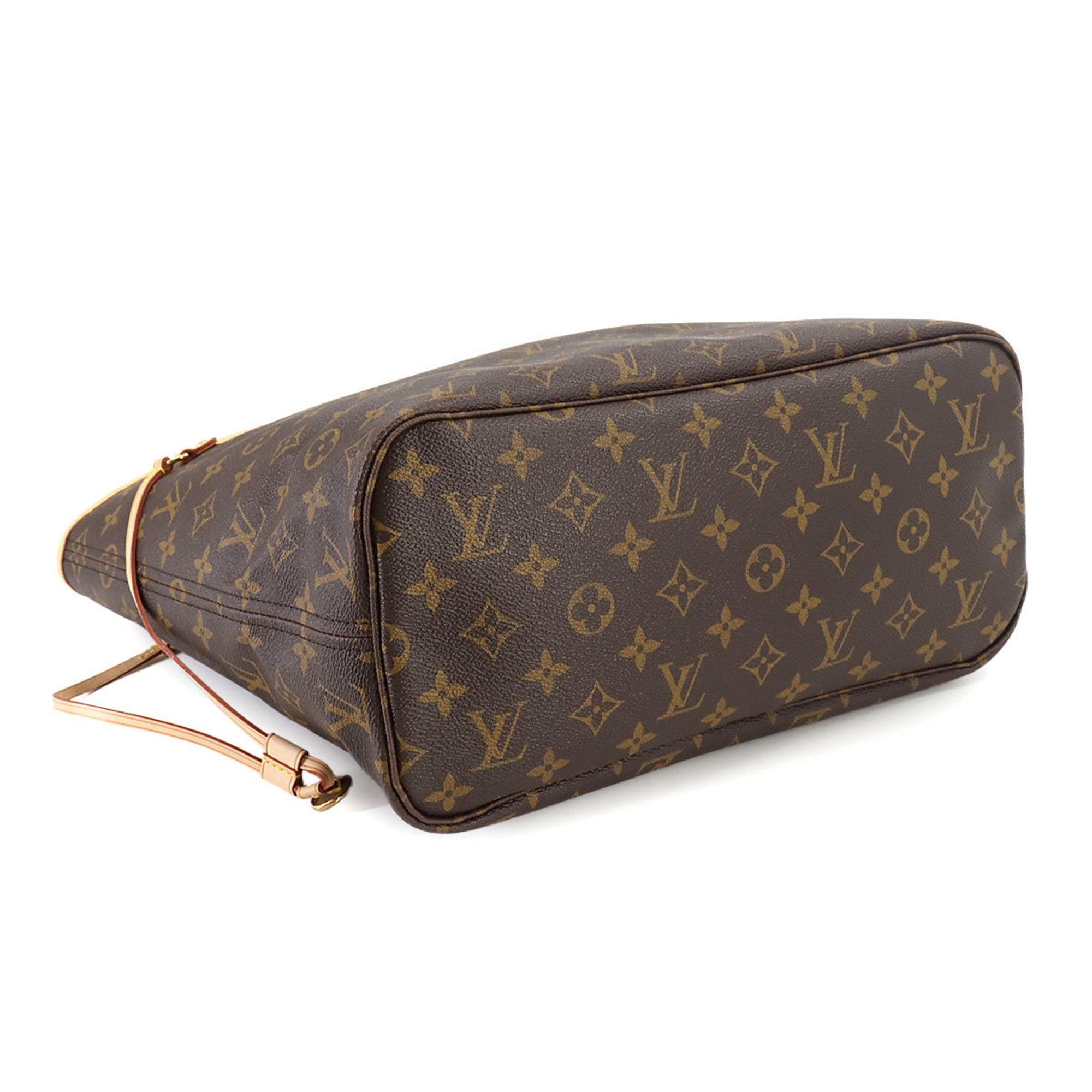 Louis Vuitton LOUIS VUITTON Monogram Neverfull MM Brown Beige M40156