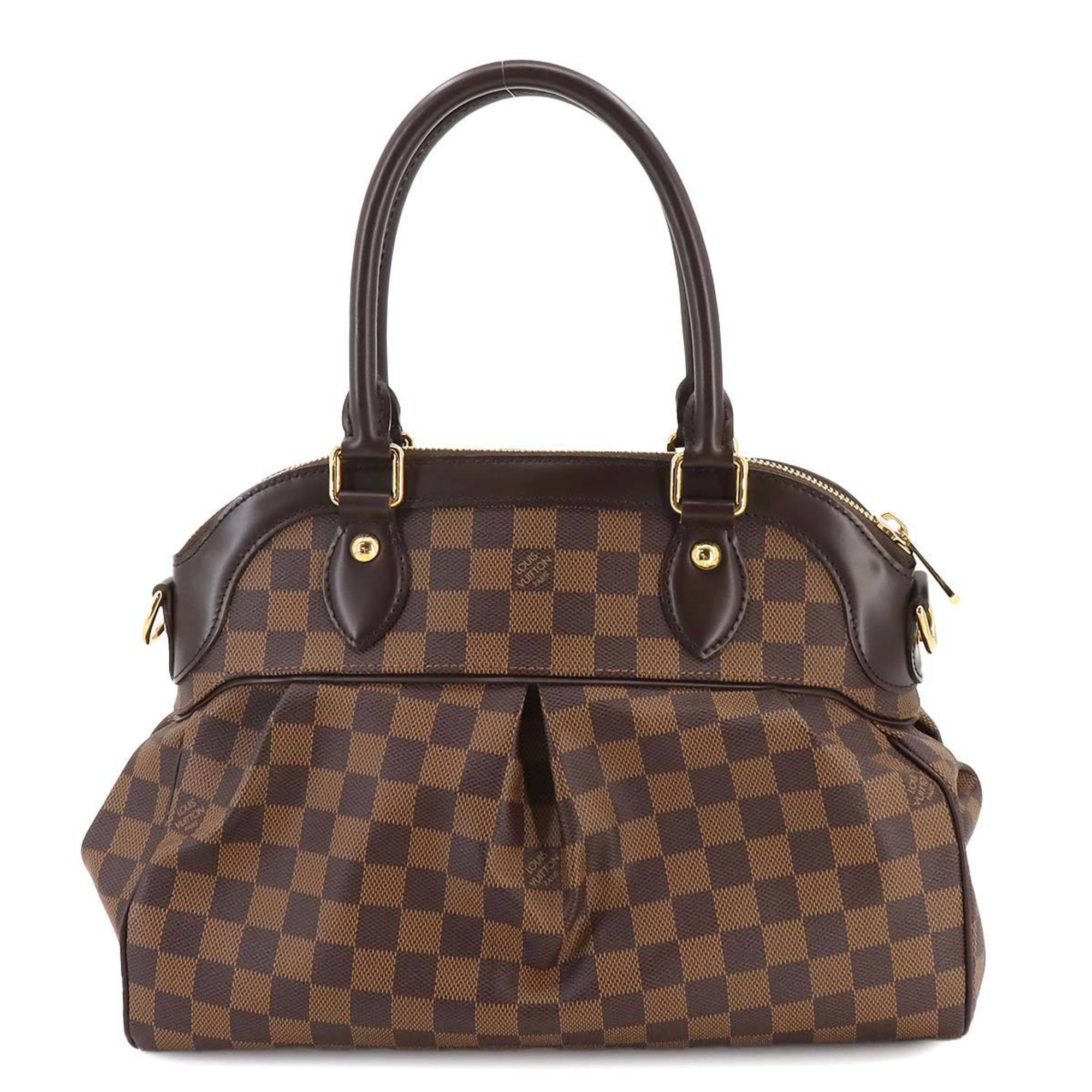 Louis Vuitton Damier Trevi PM 2way Hand Shoulder Bag Ebene N51997