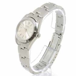 Rolex ROLEX Oyster Perpetual 76080 F series Ladies watch Silver Automatic self-winding perpetual